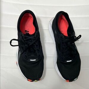 Black and Red Athletic Sneakers